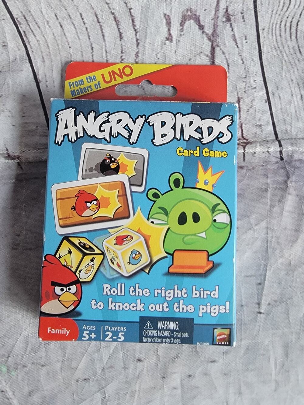 Mattel Games Angry Birds Card Game New